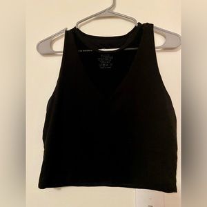 Klassy Network Black Mesh Crop Top